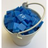 Petit Seau Emaux Gris-Bleu : Tesselle 1x1cm.