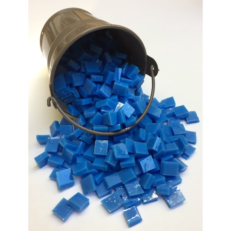 Grand Seau Emaux Gris-Bleu : Tesselle 1x1cm.