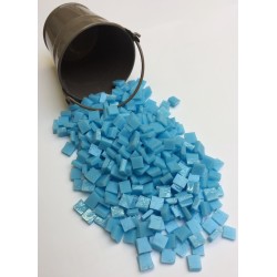Grand Seau Emaux Gris-Bleu : Tesselle 1x1cm.