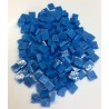 Vrac d'émaux Bleu Turquoise 220g : Tesselle 1x1cm.