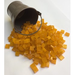 Grand Seau Emaux Jaune Orange : Tesselle 1x1cm.