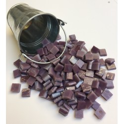 Petit Seau Emaux Violet : Tesselle 1x1cm.