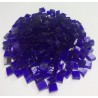 Vrac d'émaux Bleu Foncé  400g : Tesselle 1x1cm.