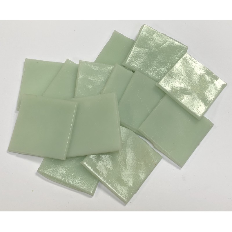 Emaux-Blanc Vert  Opaline-1 Kilo-Carré
