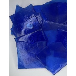 Emaux-Bleu Turquoise foncé-Transparent-1/2 Kilo-Tout venant