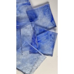 Emaux-Bleu-Tansparent-Lot de 6