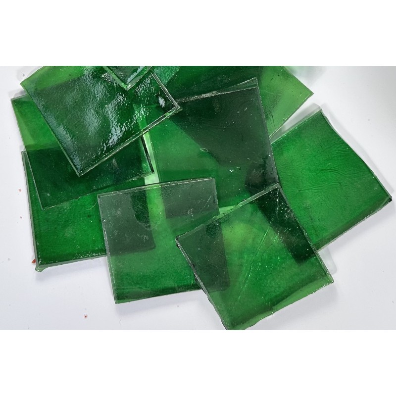 Emaux-Vert-Tansparent-1/2 Kilo-Tout venant