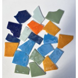 Lot de Vrac d'Emaux - Tons Divers