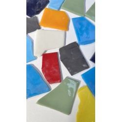 Lot de Vrac d'Emaux - Tons Divers