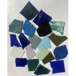 Lot de Vrac d'Emaux - Tons Divers