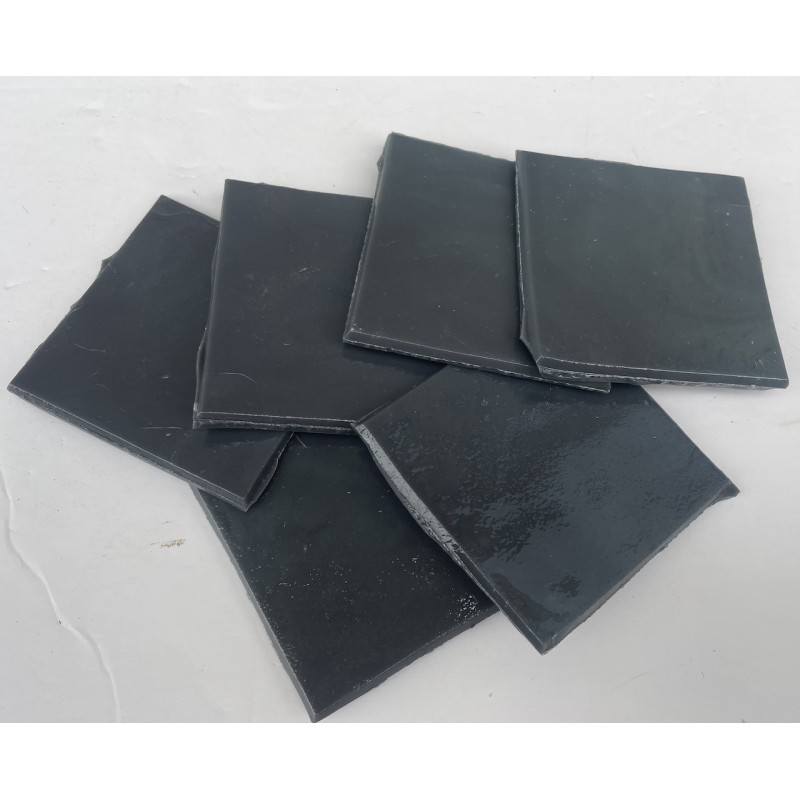 Emaux-Gris Souris-Lot de 6 Emaux-Gris Souris-Lot de 6