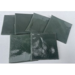 Emaux-Gris Souris Vert-Lot de 6