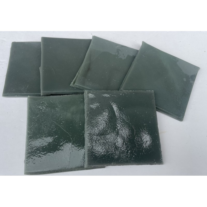 Emaux-Gris Souris Vert-Lot de 6 Emaux-Gris Souris Vert-Lot de 6