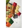 Vrac de Dalles de Verre - Tansparent 500g : Cube 2x2cm.