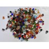 Vrac de Dalles de Verre - Tansparent 1Kg : Cube environ 1x1cm.