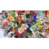 Vrac de Dalles de Verre - Tansparent 1Kg : Cube environ 1x1cm.