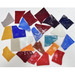 Lot de Vrac d'Emaux - Tons Divers