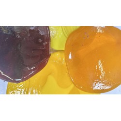 Lot de Galettes Jaune - Orange - Rouge