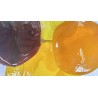 Lot de Galettes Jaune - Orange - Rouge