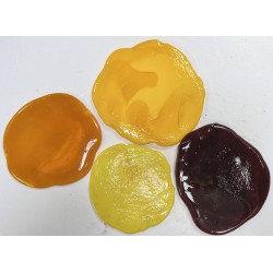 Lot de Galettes Jaune - Orange - Rouge