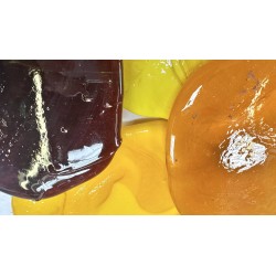 Lot de Galettes Jaune - Orange - Rouge