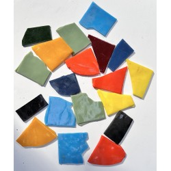 Lot de Chutes d'Emaux - Tons Divers