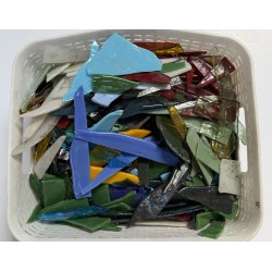 Lot de Chutes d'Emaux - Tons Divers