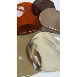 Lot de Galettes Marron beige