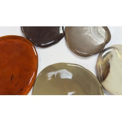 Lot de Galettes Marron beige