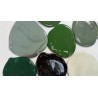 Lot de Galettes Vert-Blanc-Gris