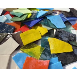 Lot de Vrac d'Emaux - Tons Divers