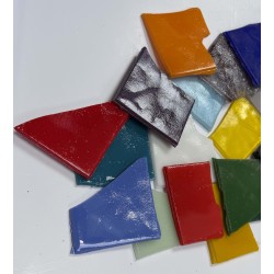 Lot de Vrac d'Emaux - Tons Divers