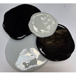 Lot de Galettes Noir et Blanc