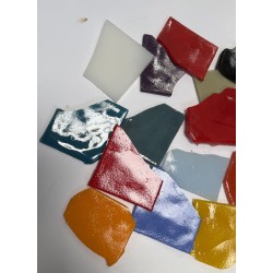 Lot de Vrac d'Emaux - Tons Divers
