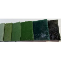 Emaux - Multi Verts - Lot de 6