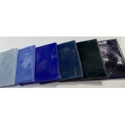 Emaux - Multi Bleus - Lot de 6