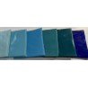 Emaux - Multi Turquoises - Lot de 6