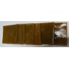Emaux - Feuille Morte - Lot de 6