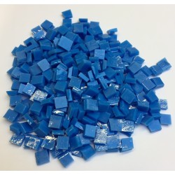 Vrac d'émaux Bleu Turquoise 400g : Tesselle 1x1cm.