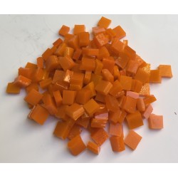 Vrac d'émaux Orange Foncé 220g : Tesselle 1x1cm.