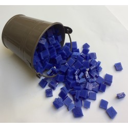 Grand Seau Emaux Bleu Clair : Tesselle 1x1cm.