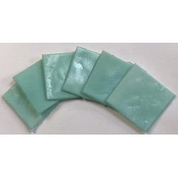 Emaux-Vert Opaline-Lot de 6